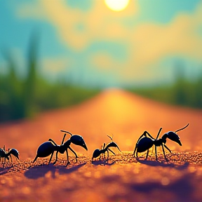 Ants on the Move