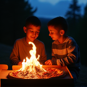 Sibling Fireside Nights