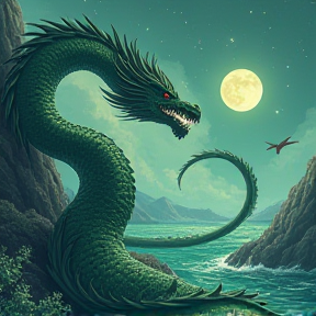 Sea Dragon and Green Dragon