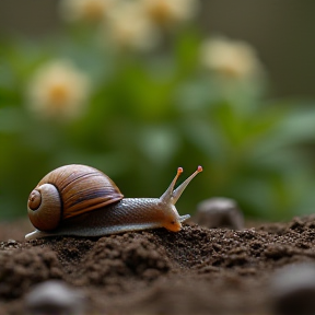 Caracol y mariposa