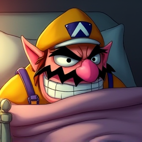 Wario went to bed