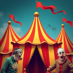 Clumsy Under the Big Top