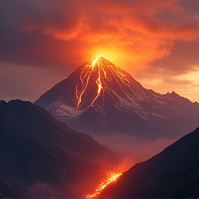 Mountains Flame