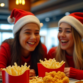 Nuggets and Fries Christmas