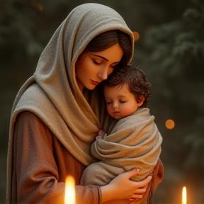 LA HERMOSA NOCHE DEL NACIMIENTO DEL NIÑO JESÚS