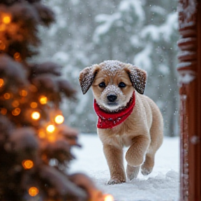 Chiringo el Perro de Navidad