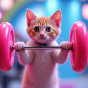 Gym kittens