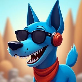 Cromber the Blue Dog