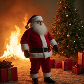 Santa's Fiery Christmas