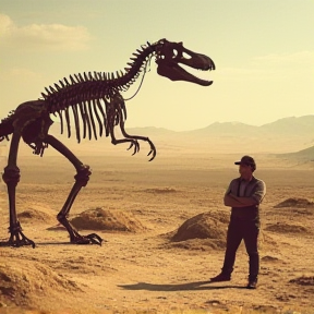 Dinosaur In The Dust