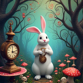 Follow the white rabbit 