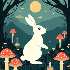 Follow the white rabbit 