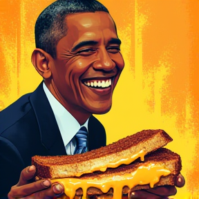 Grilled Cheese Obama Sandwich