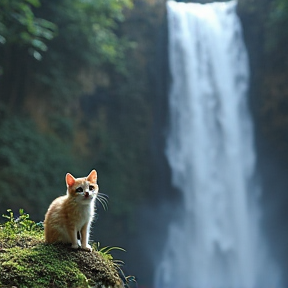 Blind Water Cat