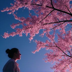 Bajo el cielo de cerezas