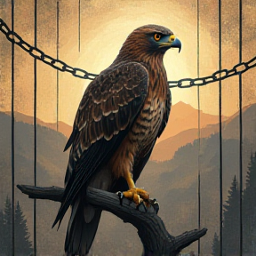 Jailed Hawk