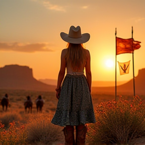 Those cowgirl boots