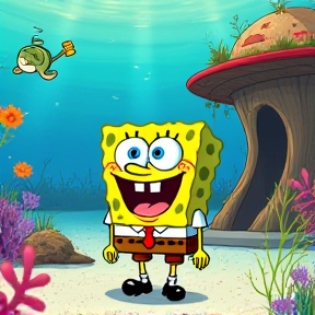 SpongeBob Happy