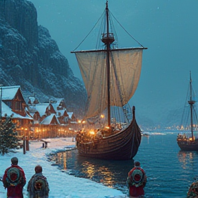 Vikings at Christmas