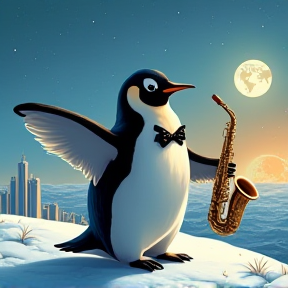 Penguins in the Sky