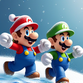 Luigi e Mário são amigos de Natal