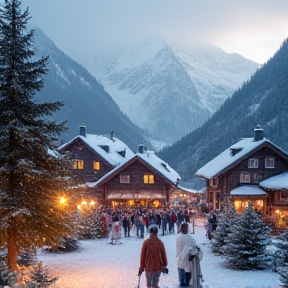 Weihnachten in den Alpen