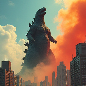 Godzilla en el parque