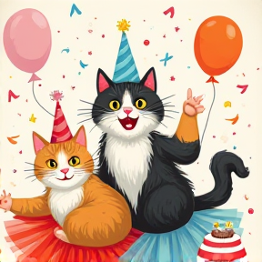  Cat's Party 