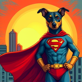 Super hero dog named gus 3