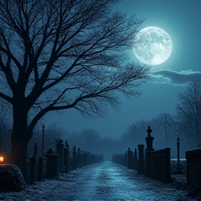 Cemeteries Winter Voices