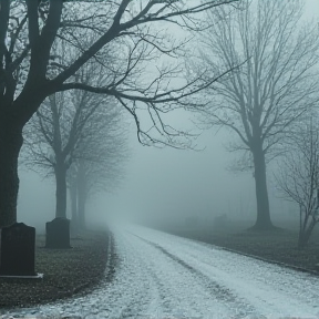 Cemeteries Winter Voices