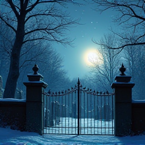 Cemeteries Winter Voices