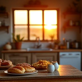 Morning in the Wheat Fields