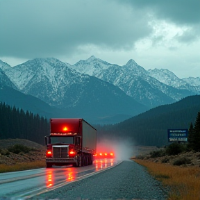 Trucks on the Highway