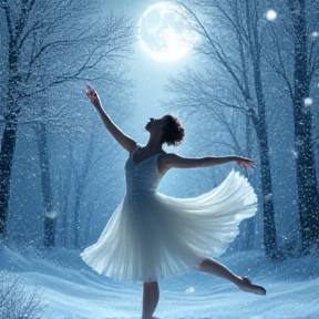 Quand la neige danse