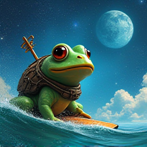 The Surfing Frog of Galway