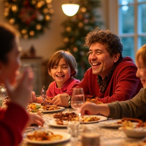 Santas in the kitchen