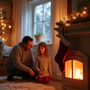 Familien Finnøy Feirer Jul