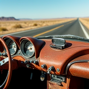 rusty corvette