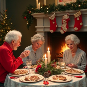 Weihnachten bei uns zuhaus