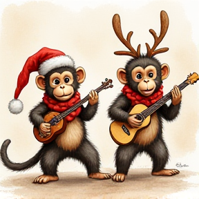 Tis monkeymans Christmas 