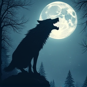 Werewolfs in der Nacht