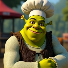 shrek vende las burguers