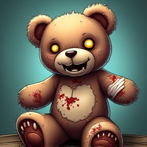 Zombie Teddy Bear The Lingo Show 