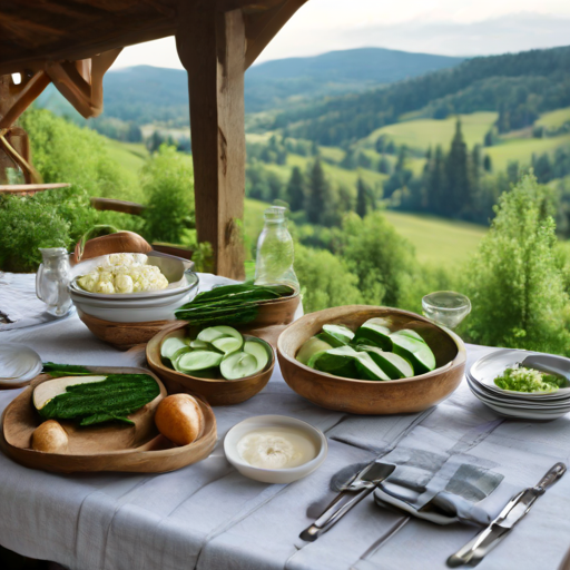 Gurkensalat in Sachsen