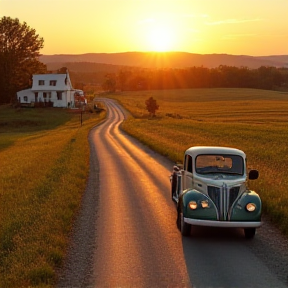 Country Back Road