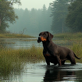 Before Dawn in Glistening Swamps