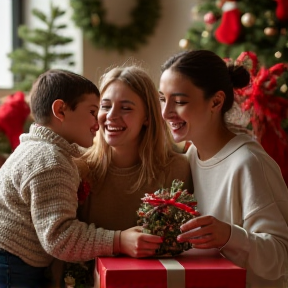 Christmas Morning Smile