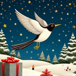 Magpie Merry Christmas