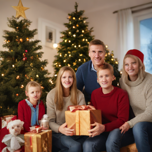 Warten auf Geschenke